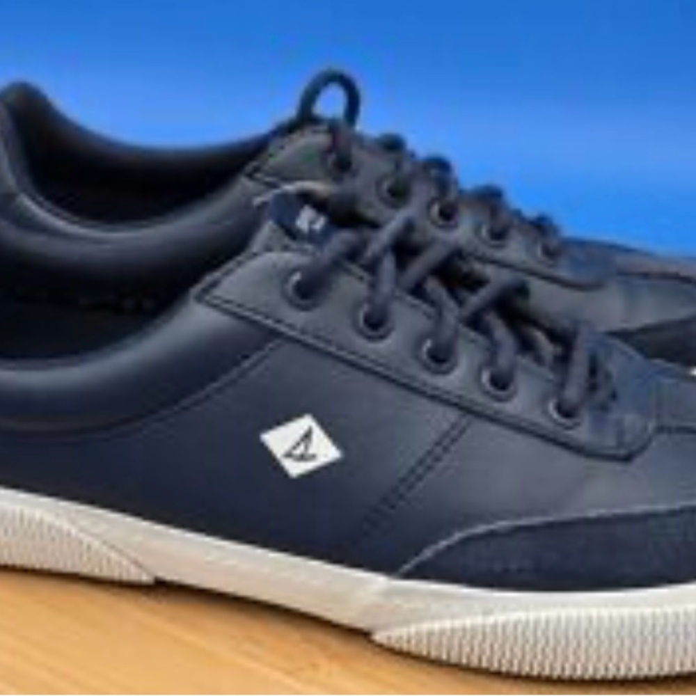 Sperry Women s Top-Sider Pier Wave Refresh Leather Sneaker Memory Form Sz 7